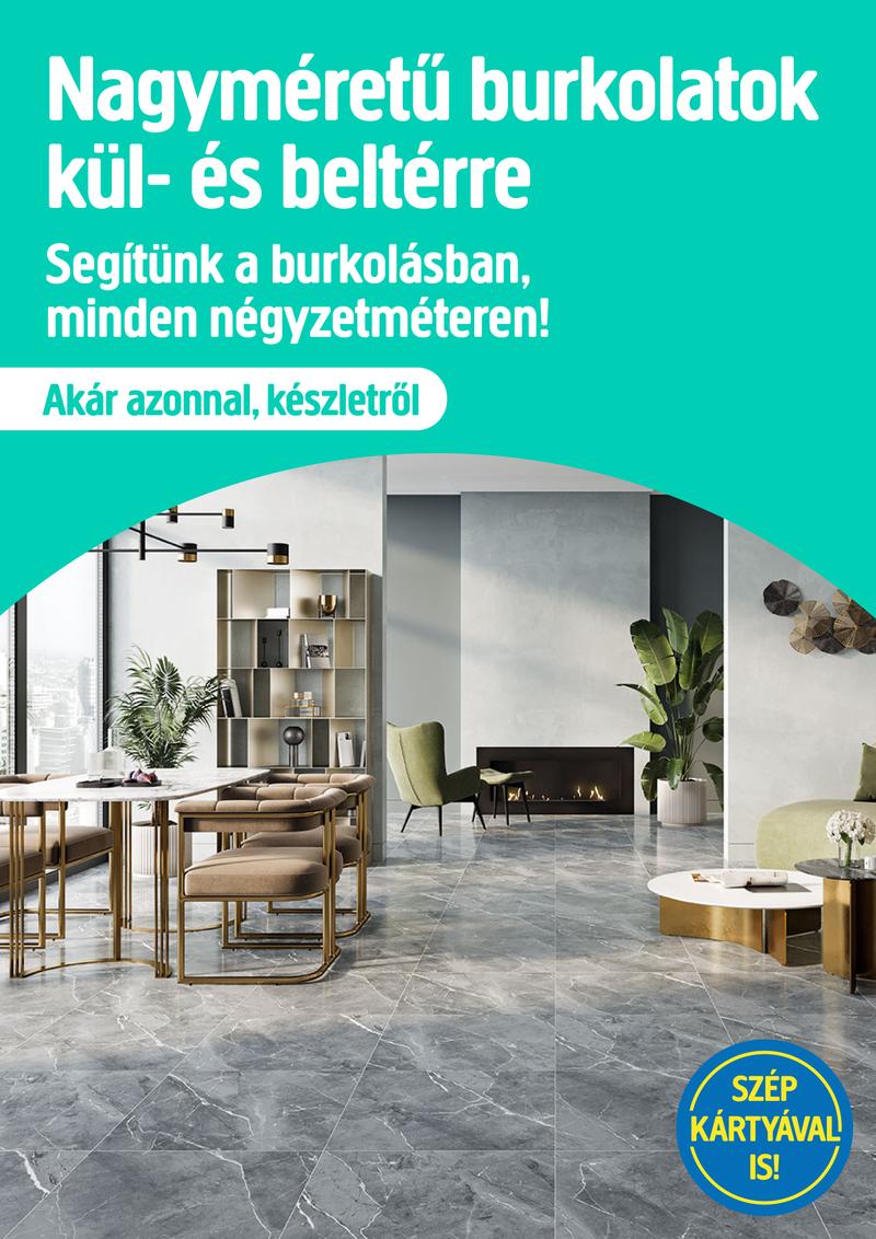 Nagyméretű burkolatok