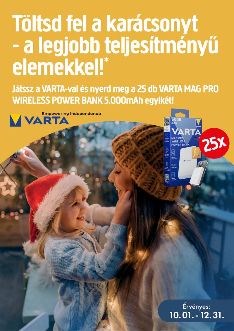 Varta promóció