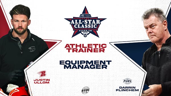Athletic Trainer, Equipment Manager named for Warrior/ECHL All-Star Classic