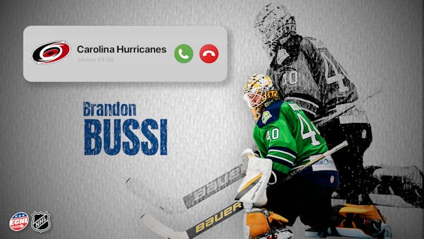 Bussi makes NHL debut