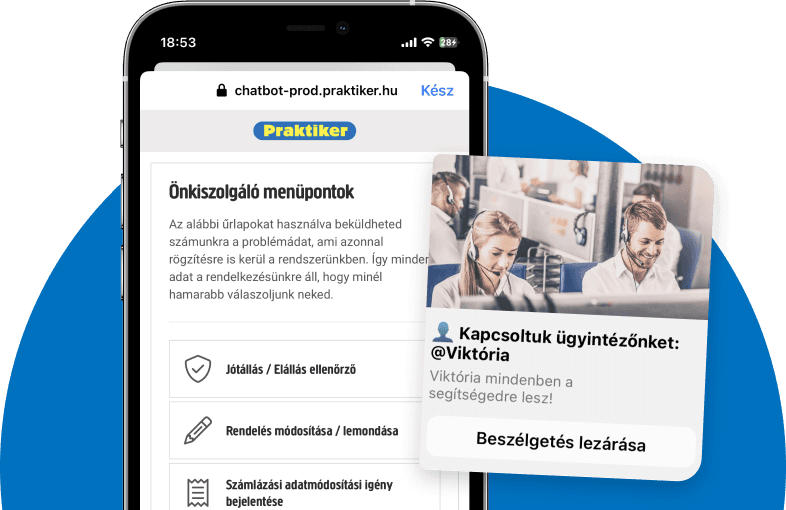 A gyorsabb ügyintézés érdekében használd a Messenger chatbotunkat!